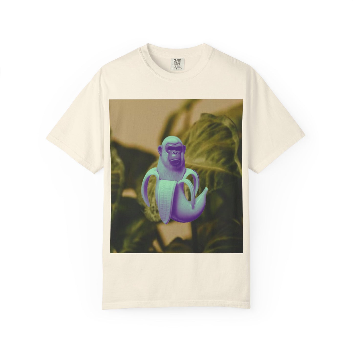 Chimpanzini Bananini T-Shirt, Unisex Garment-Dyed Tee, Fun Gift for Animal Lovers, Casual Style for Every Occasion, Unique Graphic Tee