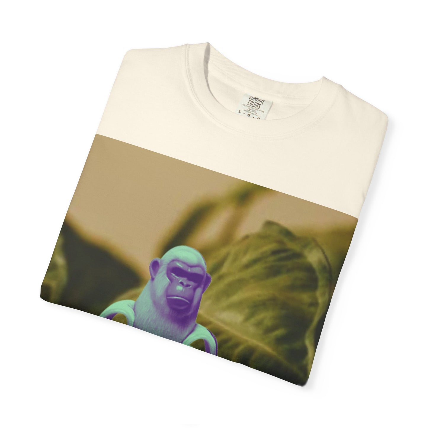 Chimpanzini Bananini T-Shirt, Unisex Garment-Dyed Tee, Fun Gift for Animal Lovers, Casual Style for Every Occasion, Unique Graphic Tee