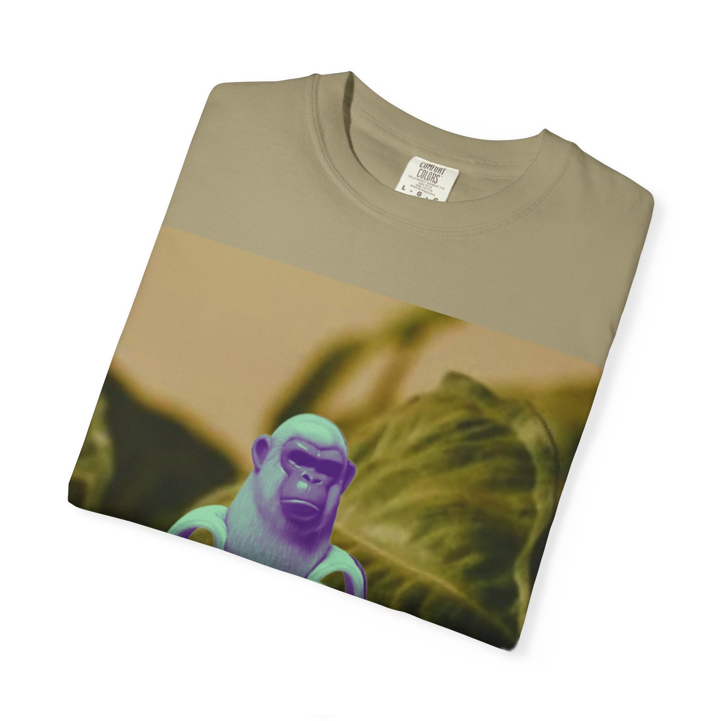 Chimpanzini Bananini T-Shirt, Unisex Garment-Dyed Tee, Fun Gift for Animal Lovers, Casual Style for Every Occasion, Unique Graphic Tee
