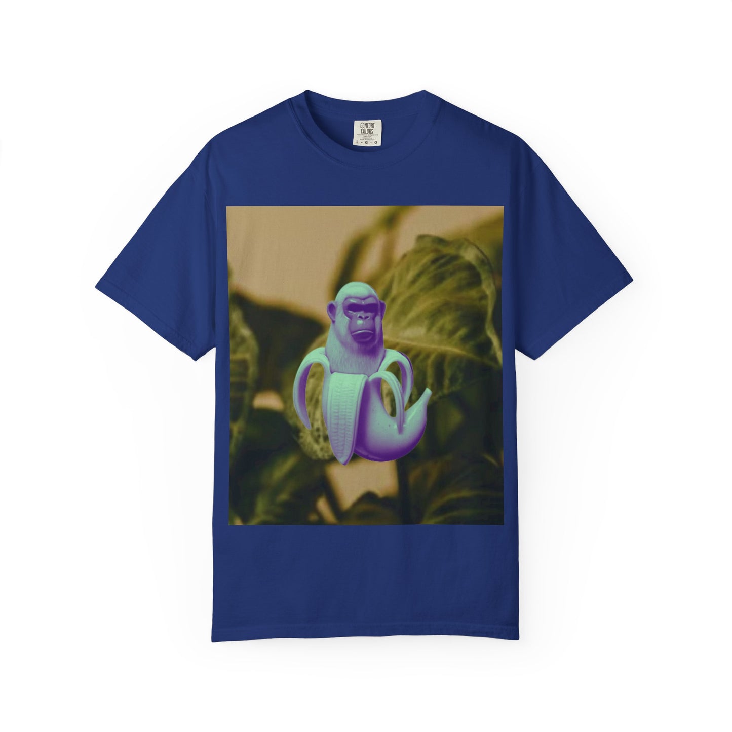 Chimpanzini Bananini T-Shirt, Unisex Garment-Dyed Tee, Fun Gift for Animal Lovers, Casual Style for Every Occasion, Unique Graphic Tee