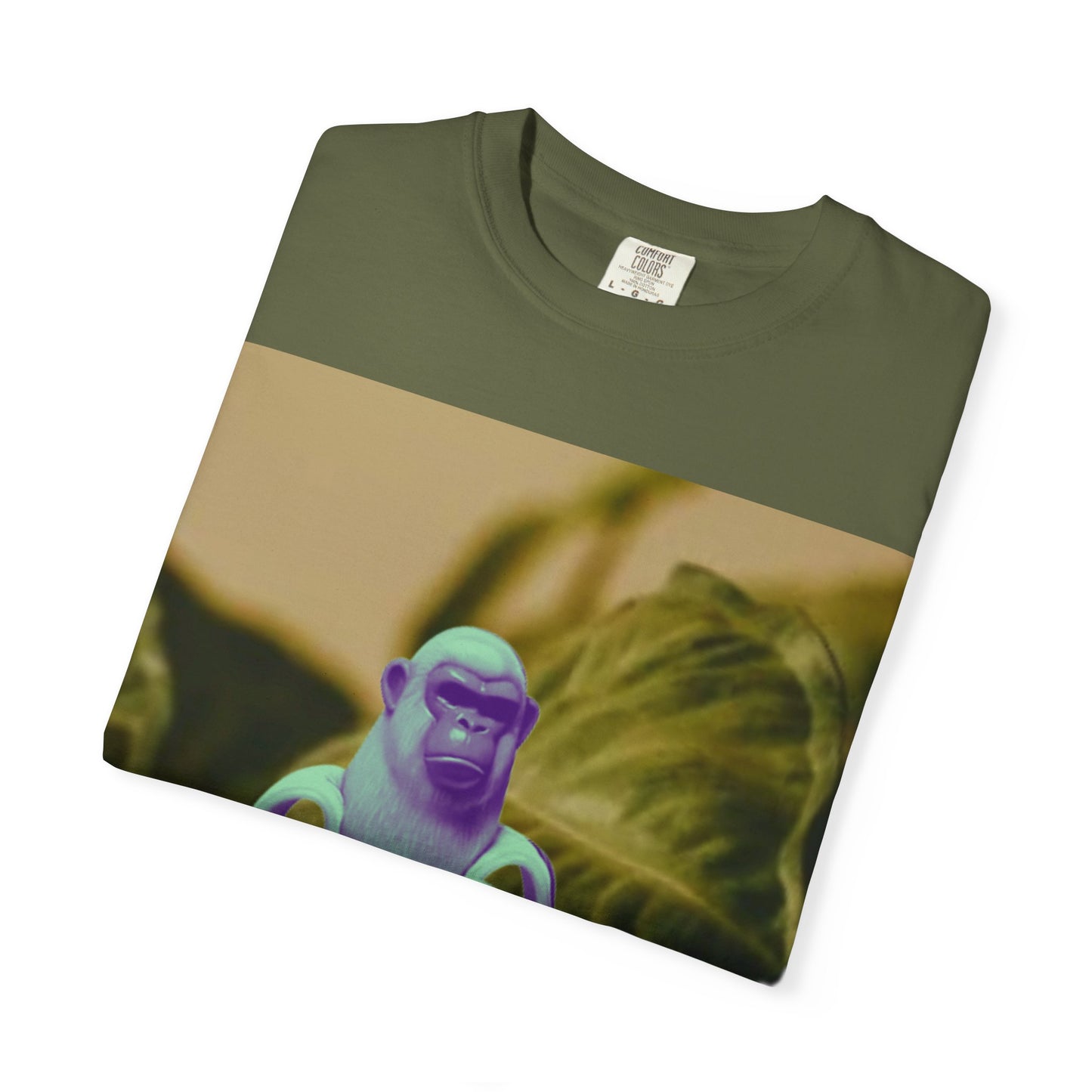 Chimpanzini Bananini T-Shirt, Unisex Garment-Dyed Tee, Fun Gift for Animal Lovers, Casual Style for Every Occasion, Unique Graphic Tee