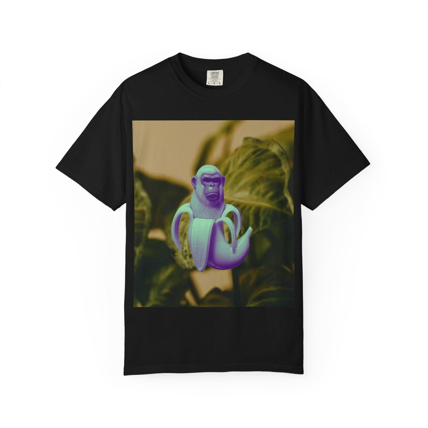 Chimpanzini Bananini T-Shirt, Unisex Garment-Dyed Tee, Fun Gift for Animal Lovers, Casual Style for Every Occasion, Unique Graphic Tee
