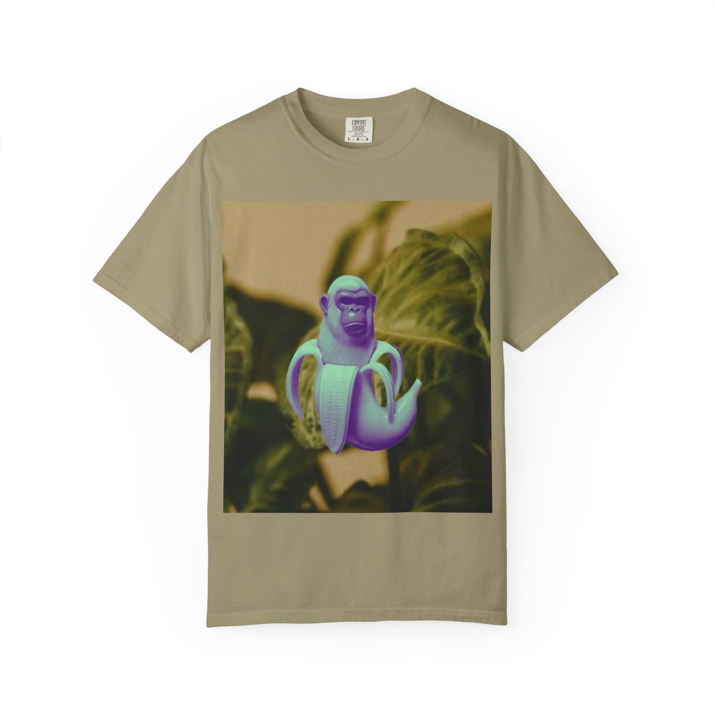 Chimpanzini Bananini T-Shirt, Unisex Garment-Dyed Tee, Fun Gift for Animal Lovers, Casual Style for Every Occasion, Unique Graphic Tee