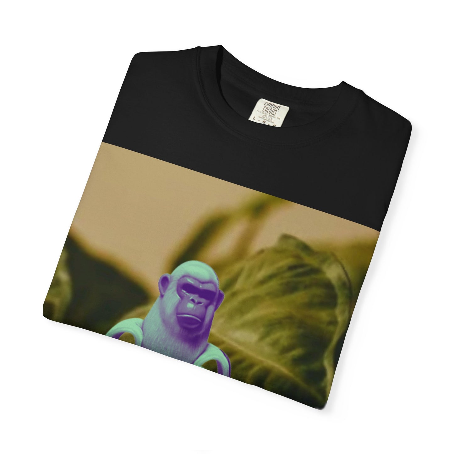 Chimpanzini Bananini T-Shirt, Unisex Garment-Dyed Tee, Fun Gift for Animal Lovers, Casual Style for Every Occasion, Unique Graphic Tee