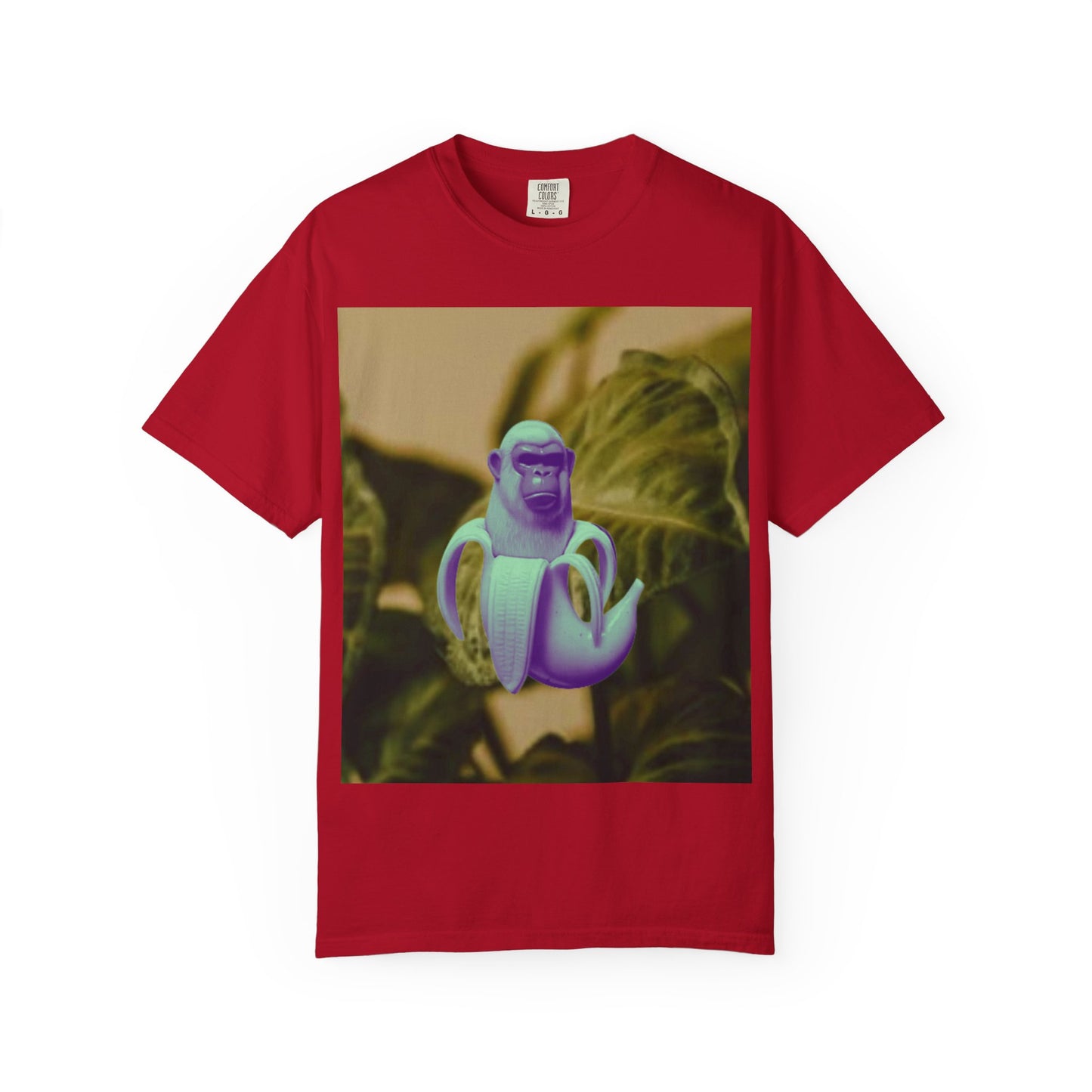Chimpanzini Bananini T-Shirt, Unisex Garment-Dyed Tee, Fun Gift for Animal Lovers, Casual Style for Every Occasion, Unique Graphic Tee