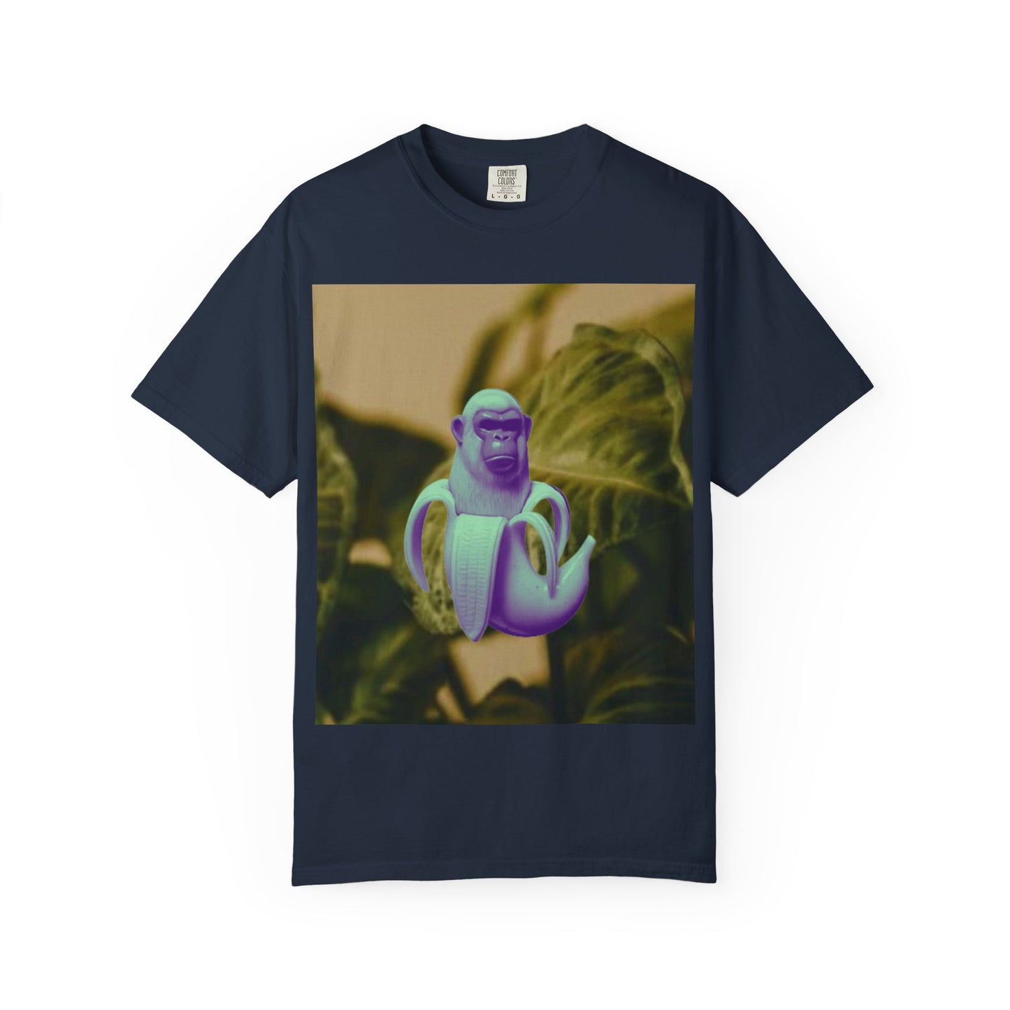 Chimpanzini Bananini T-Shirt, Unisex Garment-Dyed Tee, Fun Gift for Animal Lovers, Casual Style for Every Occasion, Unique Graphic Tee