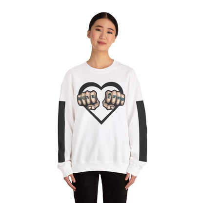 Heartfelt Strength Crewneck Sweatshirt – Casual Comfort, Inspirational Gift, Cozy Layer, Everyday Wear, Unisex Style