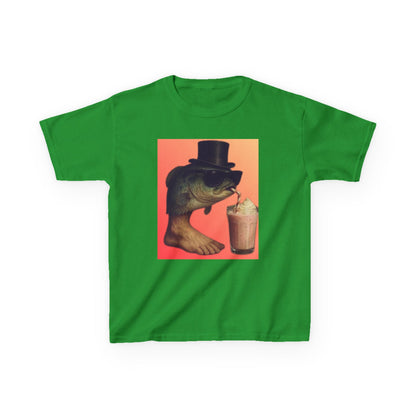 Carlos Carlos Carlitos Italian Brainrot Whimsical Fish Graphic Kids Tee, Fun Shirt for Birthdays, Summer Parties, Unique Gift for Youngsters, Stylish Summer Wear, Kid's Fashion