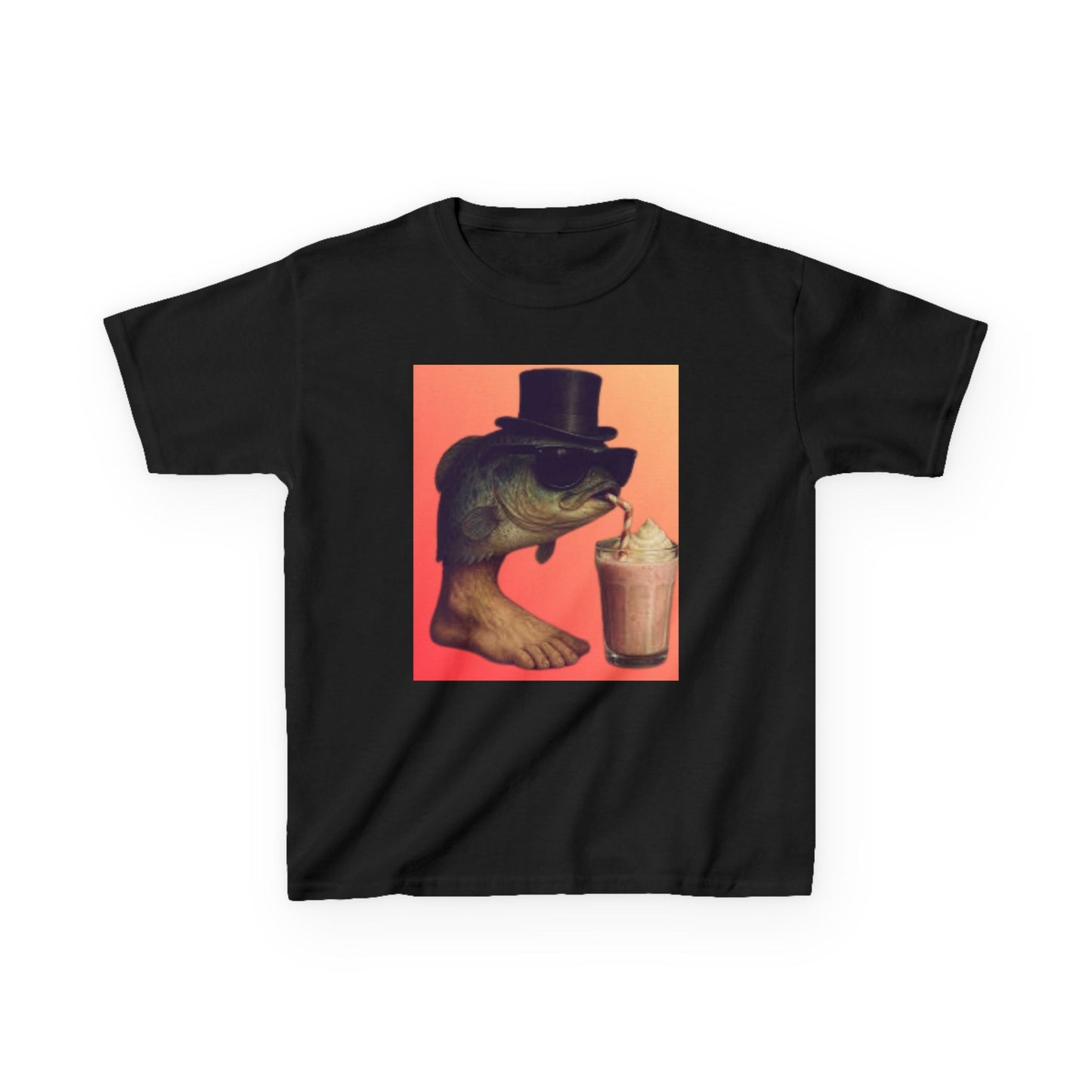 Carlos Carlos Carlitos Italian Brainrot Whimsical Fish Graphic Kids Tee, Fun Shirt for Birthdays, Summer Parties, Unique Gift for Youngsters, Stylish Summer Wear, Kid's Fashion