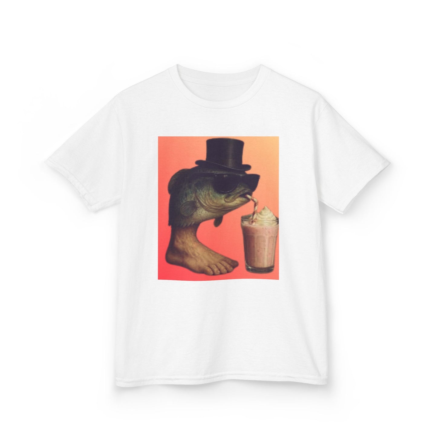 Carlos Carlos Carlitos Italian Brainrot Whimsical Fish Graphic Kids Tee, Fun Shirt for Birthdays, Summer Parties, Unique Gift for Youngsters, Stylish Summer Wear, Kid's Fashion