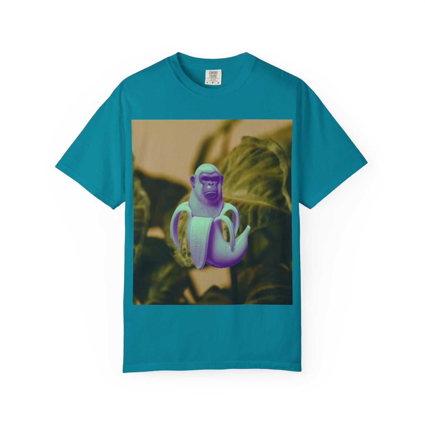 Chimpanzini Bananini T-Shirt, Unisex Garment-Dyed Tee, Fun Gift for Animal Lovers, Casual Style for Every Occasion, Unique Graphic Tee