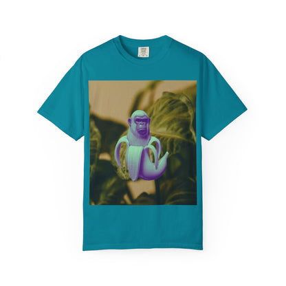 Chimpanzini Bananini T-Shirt, Unisex Garment-Dyed Tee, Fun Gift for Animal Lovers, Casual Style for Every Occasion, Unique Graphic Tee