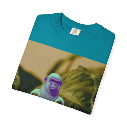 Chimpanzini Bananini T-Shirt, Unisex Garment-Dyed Tee, Fun Gift for Animal Lovers, Casual Style for Every Occasion, Unique Graphic Tee