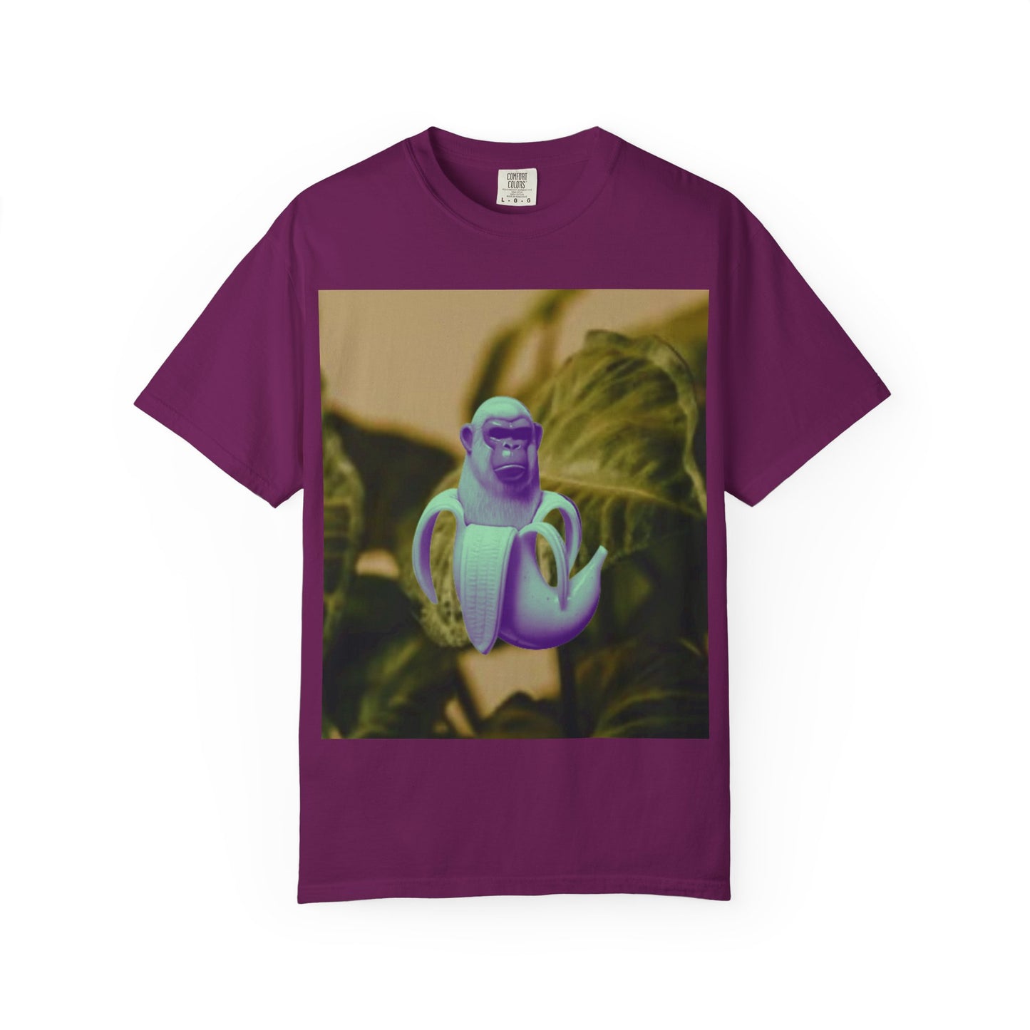 Chimpanzini Bananini T-Shirt, Unisex Garment-Dyed Tee, Fun Gift for Animal Lovers, Casual Style for Every Occasion, Unique Graphic Tee