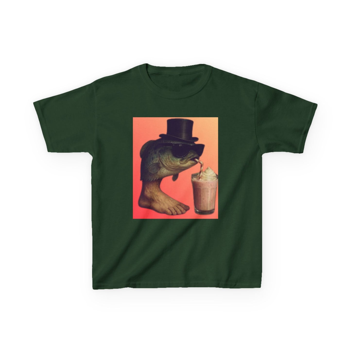 Carlos Carlos Carlitos Italian Brainrot Whimsical Fish Graphic Kids Tee, Fun Shirt for Birthdays, Summer Parties, Unique Gift for Youngsters, Stylish Summer Wear, Kid's Fashion