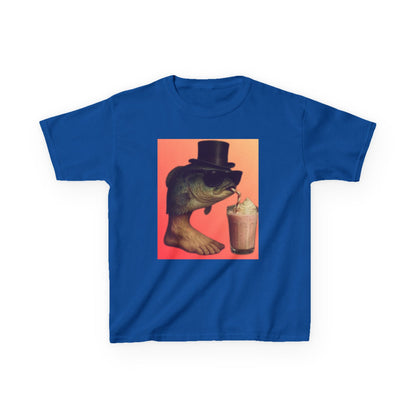 Carlos Carlos Carlitos Italian Brainrot Whimsical Fish Graphic Kids Tee, Fun Shirt for Birthdays, Summer Parties, Unique Gift for Youngsters, Stylish Summer Wear, Kid's Fashion