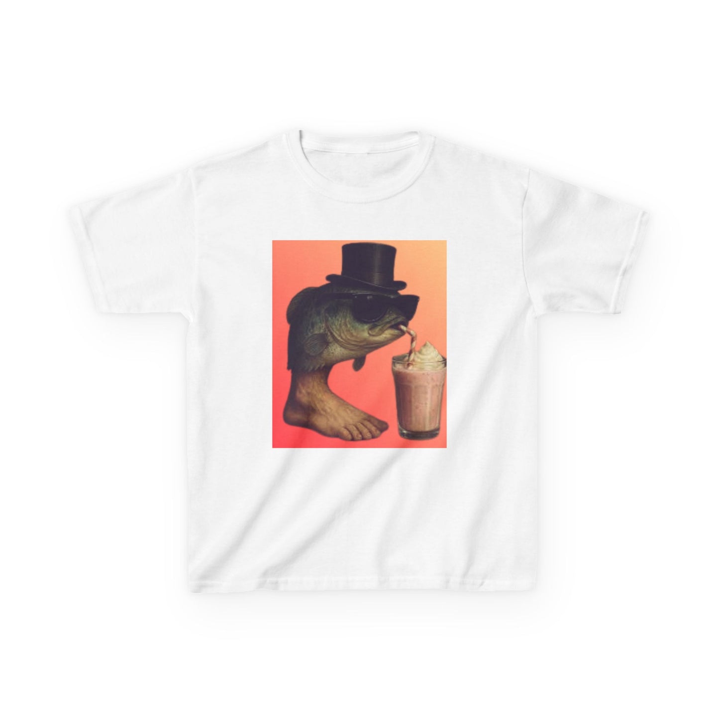 Carlos Carlos Carlitos Italian Brainrot Whimsical Fish Graphic Kids Tee, Fun Shirt for Birthdays, Summer Parties, Unique Gift for Youngsters, Stylish Summer Wear, Kid's Fashion