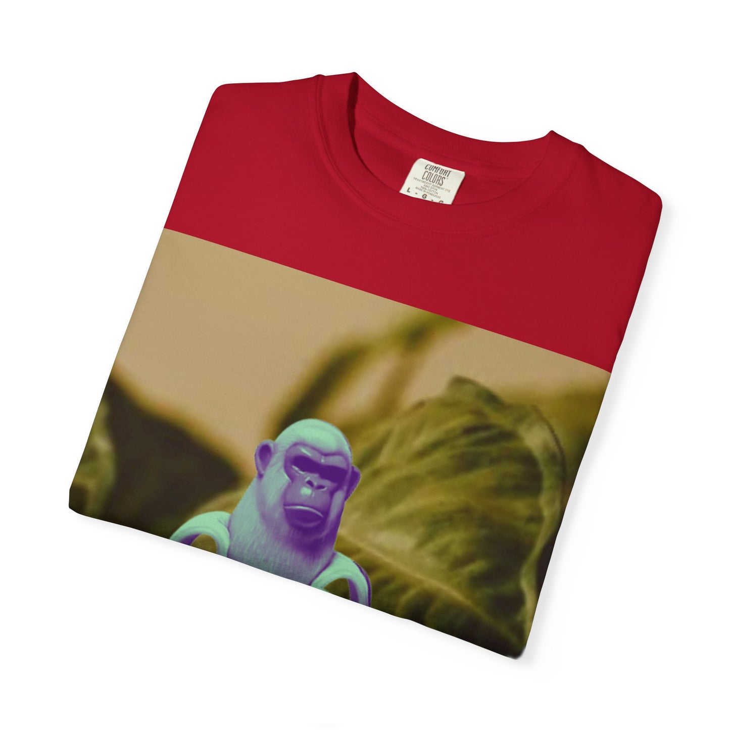 Chimpanzini Bananini T-Shirt, Unisex Garment-Dyed Tee, Fun Gift for Animal Lovers, Casual Style for Every Occasion, Unique Graphic Tee