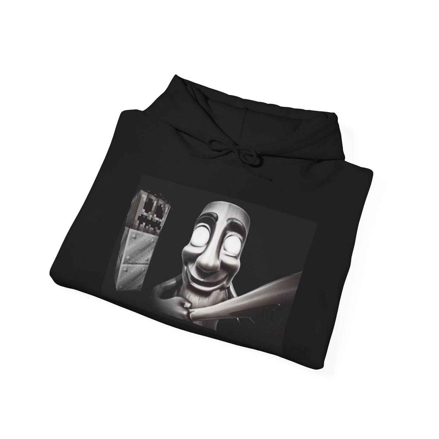 Tung Tung Sahur Charming Unisex Heavy Blend™ Hooded Sweatshirt with Unique Character Design -Cozy Style
