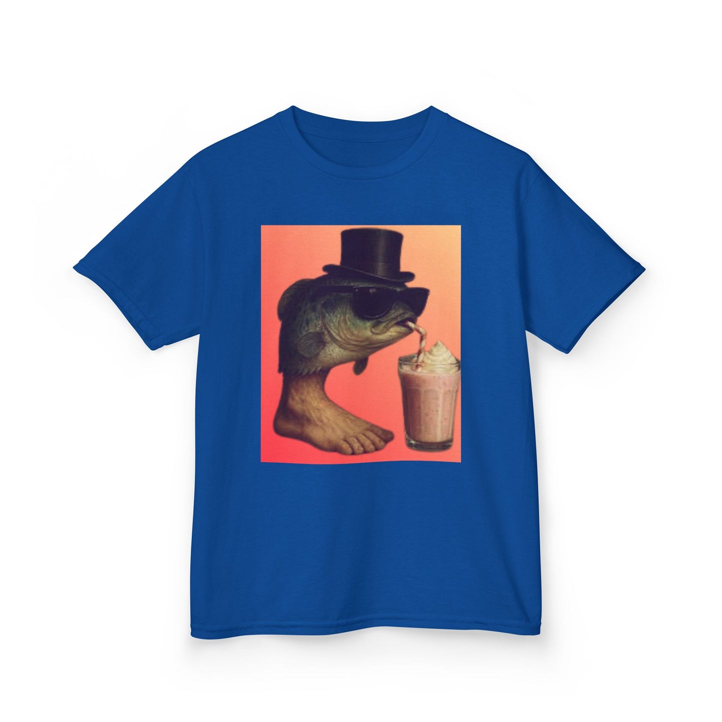 Carlos Carlos Carlitos Italian Brainrot Whimsical Fish Graphic Kids Tee, Fun Shirt for Birthdays, Summer Parties, Unique Gift for Youngsters, Stylish Summer Wear, Kid's Fashion