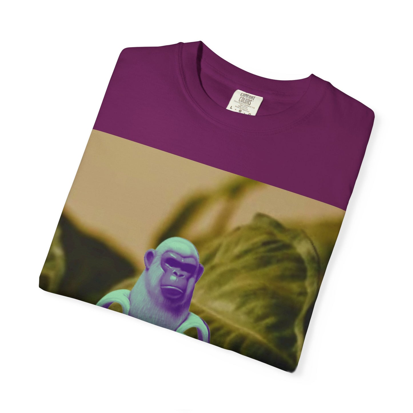 Chimpanzini Bananini T-Shirt, Unisex Garment-Dyed Tee, Fun Gift for Animal Lovers, Casual Style for Every Occasion, Unique Graphic Tee