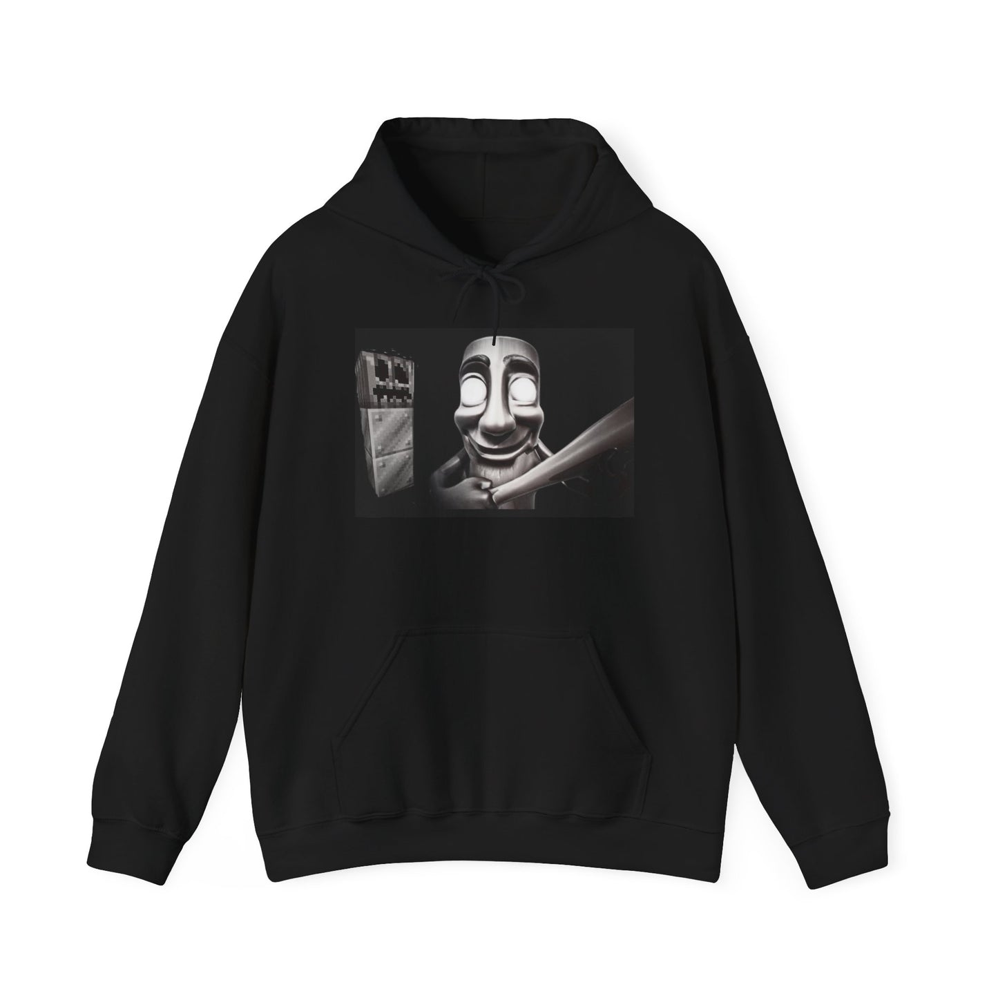 Tung Tung Sahur Charming Unisex Heavy Blend™ Hooded Sweatshirt with Unique Character Design -Cozy Style
