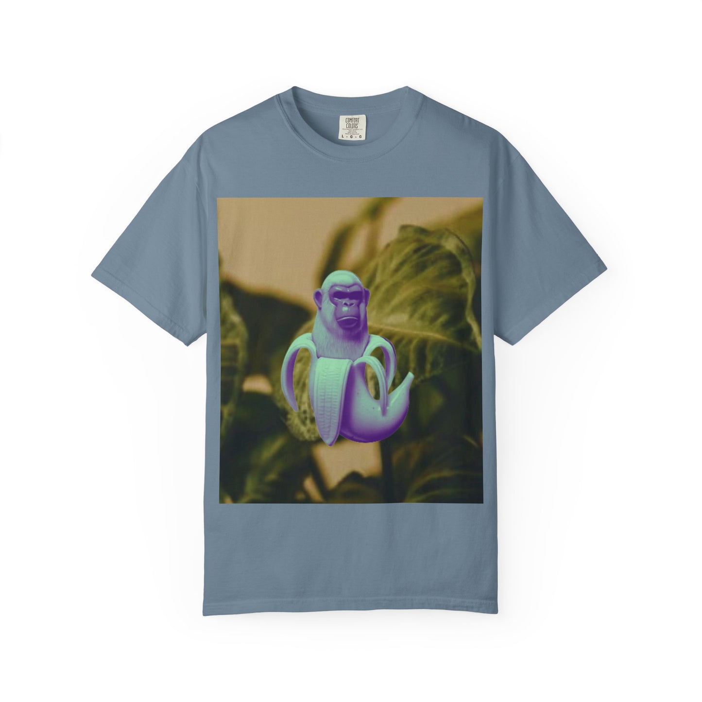 Chimpanzini Bananini T-Shirt, Unisex Garment-Dyed Tee, Fun Gift for Animal Lovers, Casual Style for Every Occasion, Unique Graphic Tee