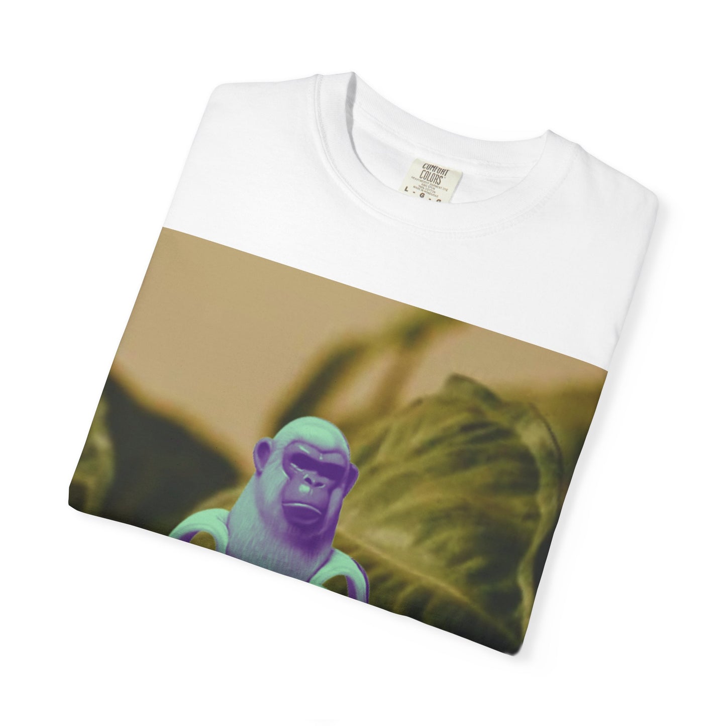 Chimpanzini Bananini T-Shirt, Unisex Garment-Dyed Tee, Fun Gift for Animal Lovers, Casual Style for Every Occasion, Unique Graphic Tee